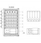 Cave de service 34 bouteilles CLS34 climadiff