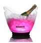 Seau glaçons LED multicolore 8L pour Champagne et vin SBLED8