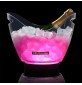 Seau glaçons LED multicolore 8L pour Champagne et vin SBLED8