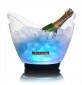 Seau glaçons LED multicolore 8L pour Champagne et vin SBLED8