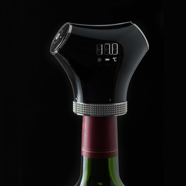 Bouchon de Bouteille Vin Électrique, Pompe à Vide à Vin Automatique avec  Silicone Scellé, sous Vide de Conservation Vin, Scelleur de Bouteille de  Champagne pour Cadeaux Fête Noël Amateurs Vin (Rouge) 