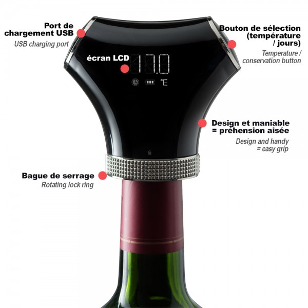Pompe à vide vin : un accessoire utile pour les amateurs de vins - Temps  Gourmand