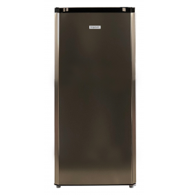 Réfrigérateur 166L net. Classe A++ compartiment congélateur, 2 clayettes verre. Coloris inox