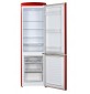 Réfrigérateur armoire, 214L, classe A++, gamme rétro, 3 clayettes verre. Coloris rouge