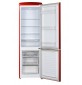 Réfrigérateur armoire, 214L, classe A++, gamme rétro, 3 clayettes verre. Coloris rouge