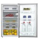 Réfrigérateur table top, 93L, silver, classe A+, 2 clayettes verre
