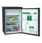Réfrigérateur table top 118L, Classe A++, couleur noir et porte inox, 1 clayette verre