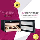 Calendrier Avent Vinokado 06/12 cave chocolat promo