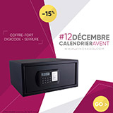 Calendrier Avent Vinokado 12/12 coffre fort